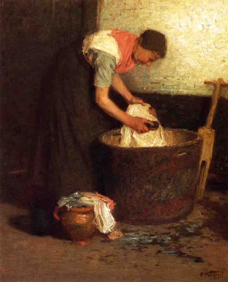 Edward Henry Potthast The Washerwoman
